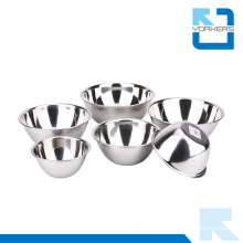 Original Color Stainless Steel Mixing Bowl Set Cookware Set 